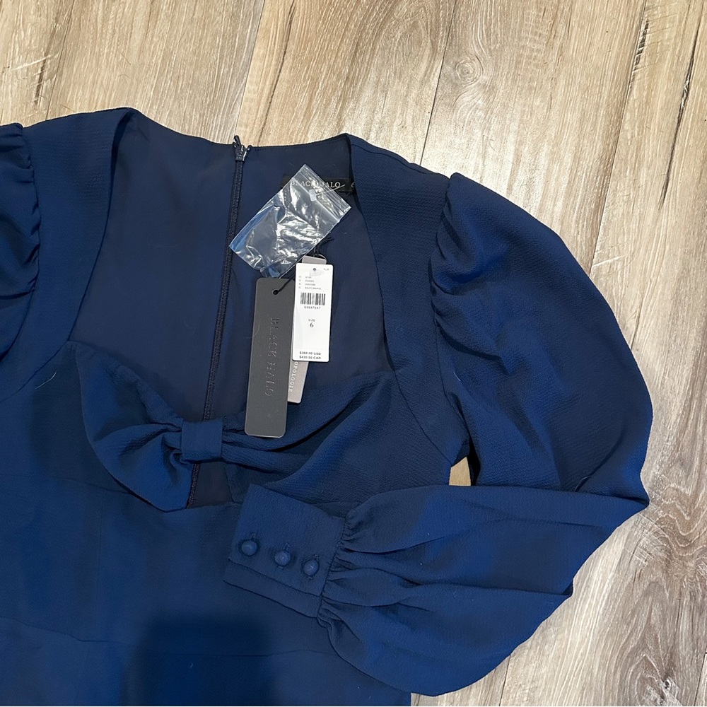 Anthropologie navy blue dress - Picture 2 of 4